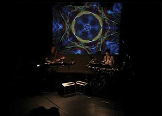 The Third Half of the Last Part 1 by Agaya Shi with live visuals by David Benque at Theater De Chameleon in Amsterdam