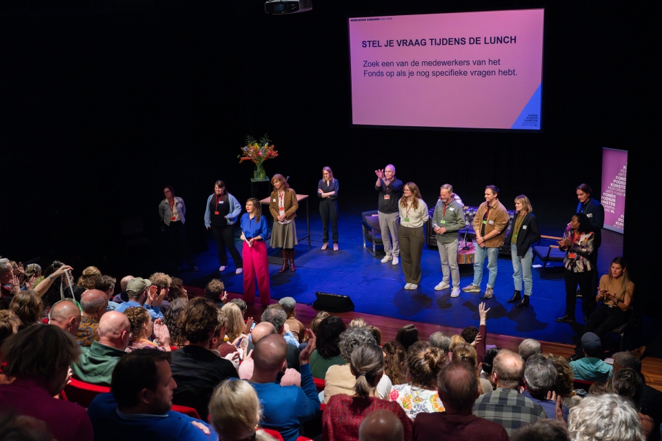 F - Fonds Podiumkunsten - Bijeenkomsten Meerjarige Subsidies