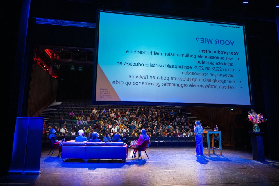 F - Fonds Podiumkunsten - Bijeenkomsten Meerjarige Subsidies